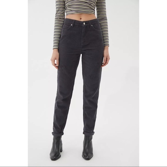 Urban Outfitters Pants - BDG color corduroy high waisted mom pant